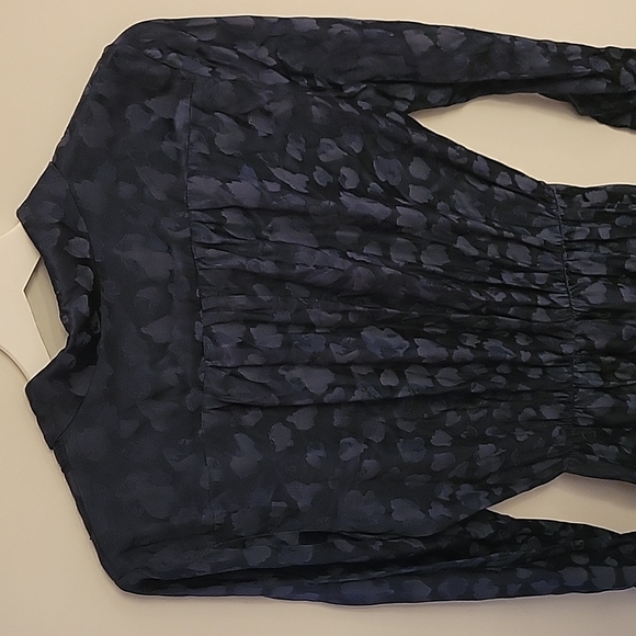 Parker | Marin Collared Wrap Midi Dress | Size 8 - Picture 7 of 9